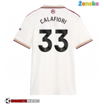 Ženske Nogometnih dresov Arsenal Riccardo Calafiori #33 Tretji 2025-26 Kratki rokavi